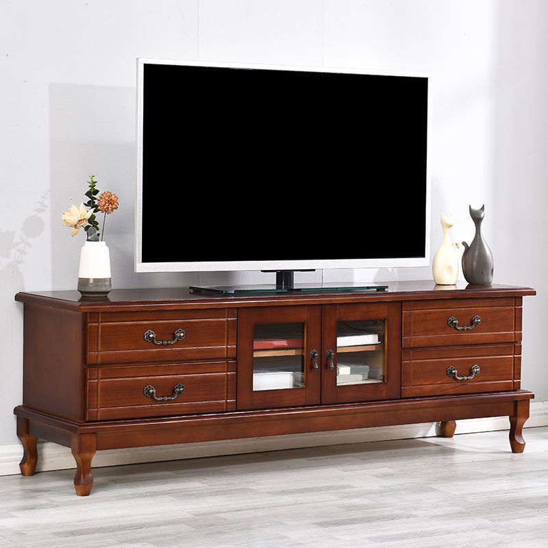 Contemporary TV Media Stand Wooden Media Console with Drawers Clearhalo 'furn' 'furn_tv_stands_entertainment_centers' 'Furniture' 'Living Room Furniture' 'TV Stands & Entertainment Centers' 'TV Stands & Media Storage Furniture' 'tv_stands_entertainment_centers' 1200x1200_bd76a9ed-aa29-4f71-9fe6-ec8d187a25c6