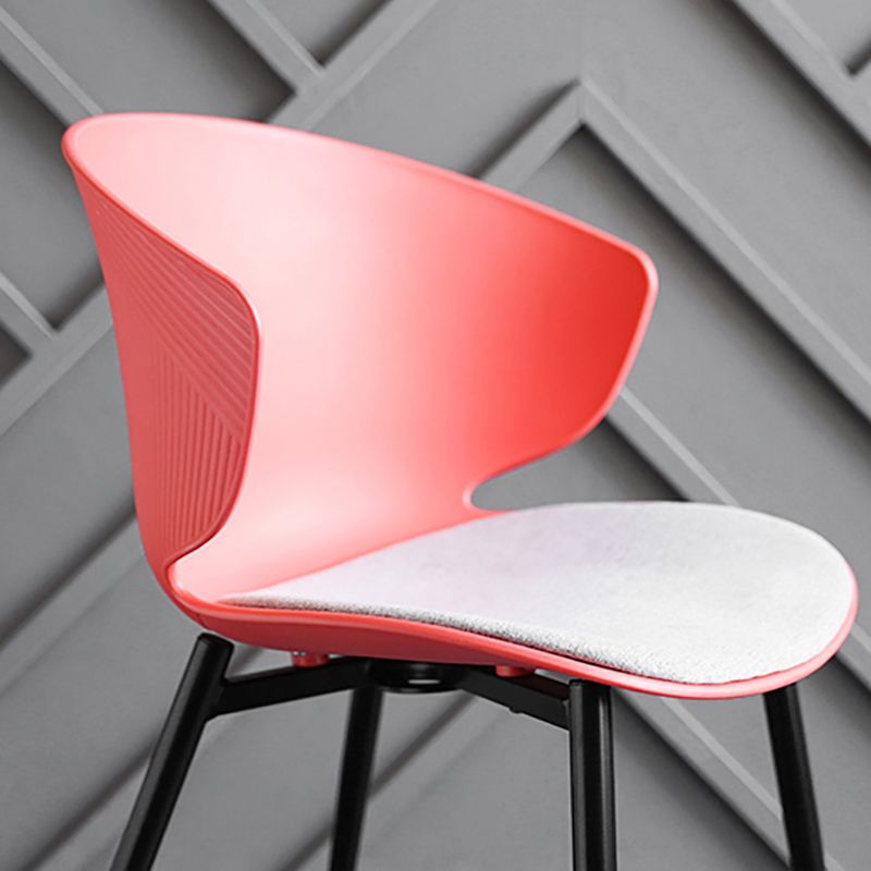 Contemporary Style Dining Chairs Armless Metal Side Wingback Chair for Kitchen Clearhalo ' kitchen&dining_furn' 'Dining Chairs' 'Dining Tables & Seating' 'dining_chair' 'furn' 'furn_dining_chair' 'Furniture' 'furniture_dining_chair' 'Kitchen & Dining Furniture' 'kitchen' 1200x1200_bd7a82a9-15bb-4242-9164-6c8ee62171d1