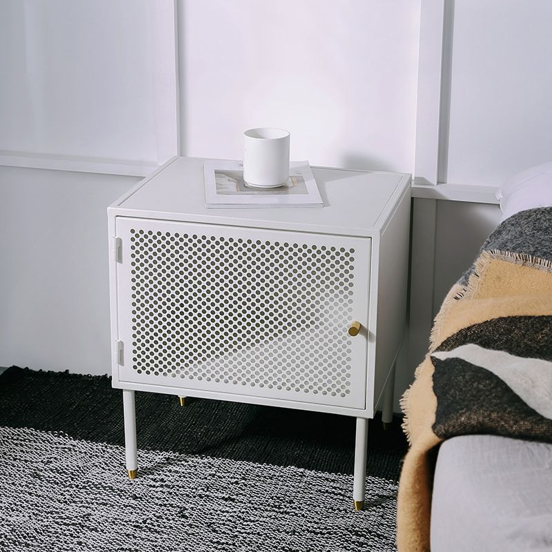 2 étagères Accent Table Table table de nuit en métal moderne, 19,7 "de haut