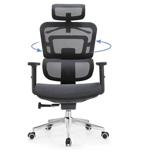 Sedia a back office alta contemporanea sedia da scrivania regolabile ergonomica