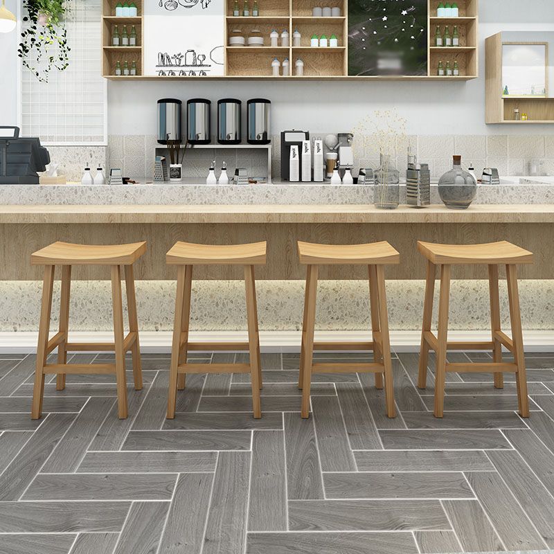 Industrial Wood Backless Barstool Simple Indoor Tall Stool with Contoured Seat Clearhalo 'Bar Furniture' 'Bar Stools' 'bar_stools' 'furn' 'furn_bar_stools' 'furniture_bar_stools' 'Kitchen & Dining Furniture' 'kitchen&dining_furn' 'kitchen' 'kitchen_furn' Furniture' 1200x1200_bd7bb027-d476-422e-bed7-e3bd1dbeaeb3