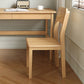 Modern Style Armless Dining Chair Wooden Frame Open Back Dining Chair for Dining Room