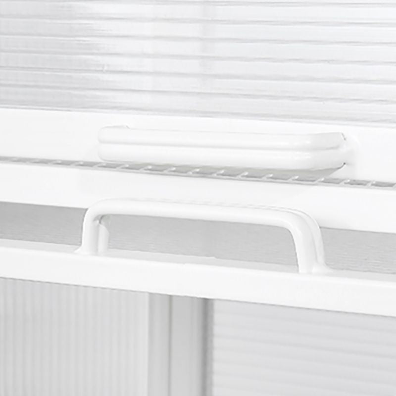 Serveur de restauration blanc contemporain serveur de buffet en acier pour la cuisine