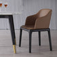 Sedia da pranzo marrone contemporanea sedia da pranzo in legno di quercia nera