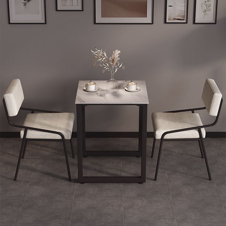 Industrial PU Leather Dining Chair Open Back Upholstered Dining Side Chair Clearhalo 'Dining Chairs' 'Dining Tables & Seating' 'dining_chair' 'furn' 'furn_dining_chair' 'Furniture' 'Kitchen & Dining Furniture' 1200x1200_bd83c49d-18f8-427d-b802-c1f4b86e93ec