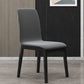 Upholstered Industrial Living Room Side Chair Matte Finish Solid Back Dining Chair (Set of 2) Clearhalo ' kitchen&dining_furn' 'Dining Chairs' 'Dining Tables & Seating' 'dining_chair' 'furn' 'furn_dining_chair' 'Furniture' 'furniture_dining_chair' 'Kitchen & Dining Furniture' 'kitchen' 1200x1200_bd846b9b-7ef0-440e-b091-a1e33f2accec