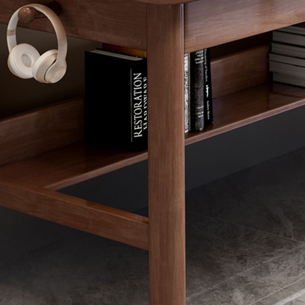 Escritorio de tareas de piedra de forma rectangular 4 patas de escritura de escritura para el hogar