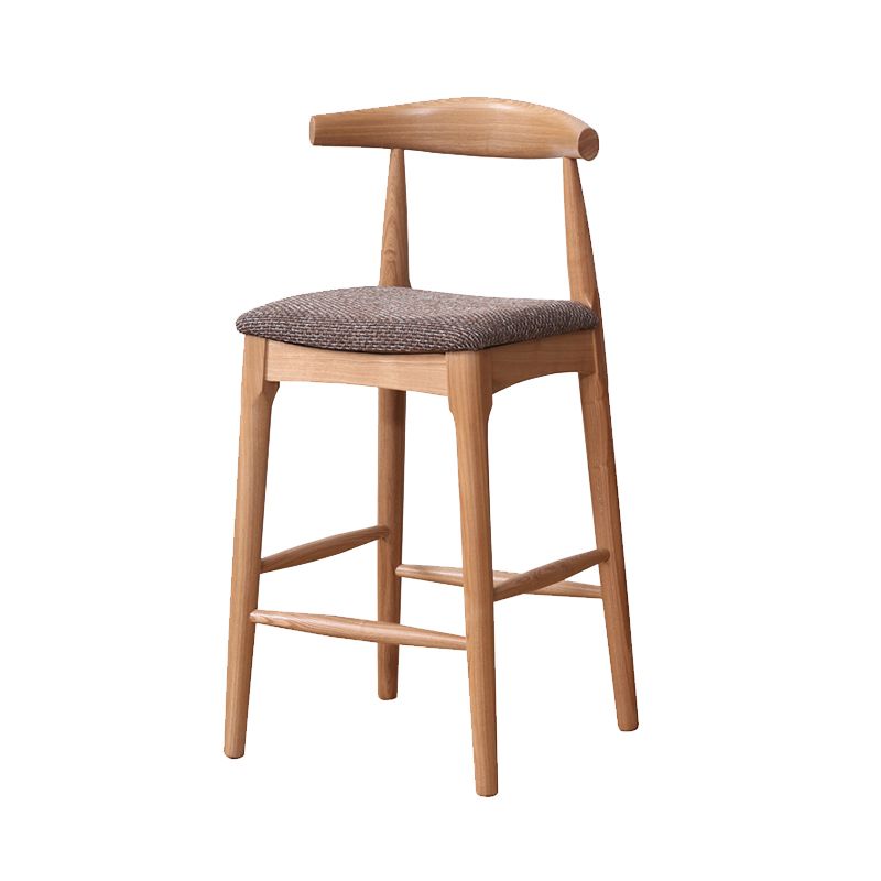 Industrial Fabric Counter & Bar Stools Ash Wood Indoor Stools Clearhalo 'Bar Furniture' 'Bar Stools' 'bar_stools' 'furn' 'furn_bar_stools' 'Furniture' 'Kitchen & Dining Furniture' 1200x1200_bd892365-8c52-4fcd-9a12-3c98c175b6b4