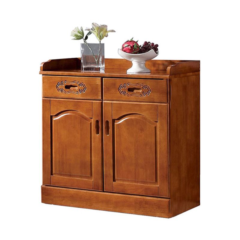 Modern Style Solid Wood Sideboard Table Kitchen Sideboard with Door Clearhalo 'buffet_sideboard' 'Buffets & Sideboards' 'furn' 'furn_buffet_sideboard' 'Furniture' 'Kitchen & Dining Furniture' 1200x1200_bd89b01c-ec94-4c1a-9505-17cedeb089ef