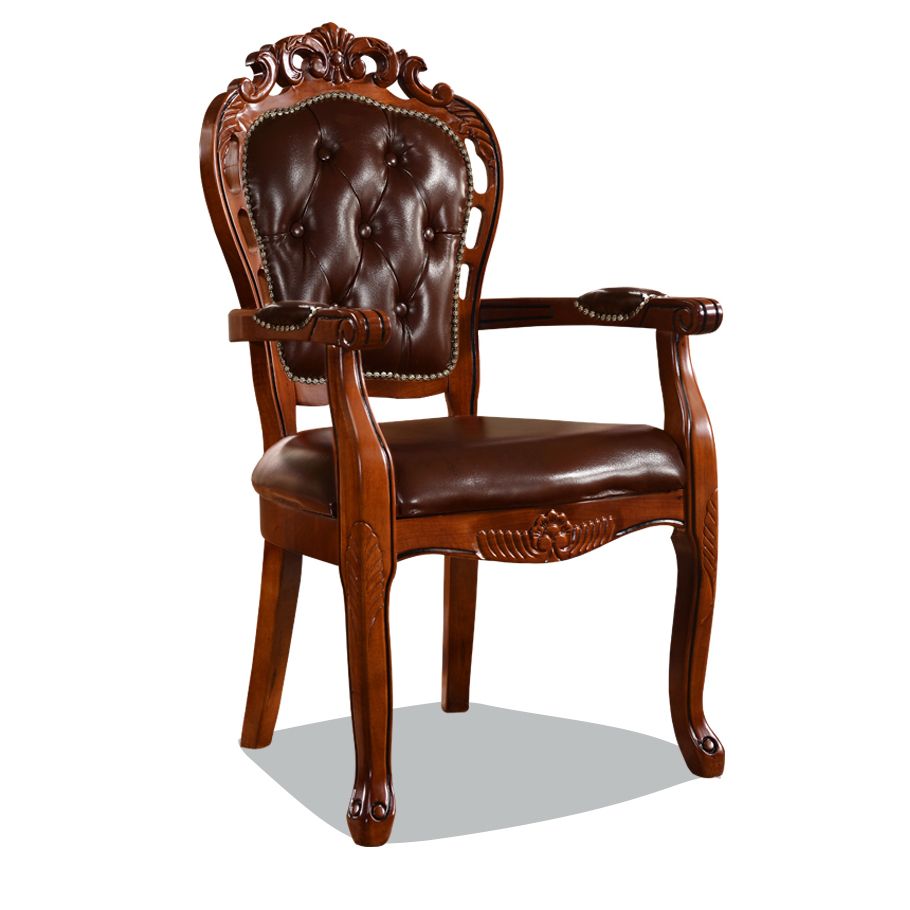 Scandinavian Style Rubberwood Chairs Kitchen Open Back Arm Chair (Set of 2) Clearhalo ' kitchen&dining_furn' 'Dining Chairs' 'Dining Tables & Seating' 'dining_chair' 'furn' 'furn_dining_chair' 'Furniture' 'furniture_dining_chair' 'Kitchen & Dining Furniture' 'kitchen' 1200x1200_bd8be67d-a98e-45b0-9223-0d01d103cc47