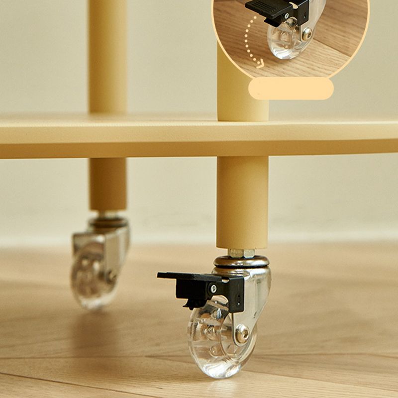 Wood Oval End Table with 4 Legs Base Storage Living Room Corner Table Clearhalo 'Coffee & Accent Tables' 'End & Side Tables' 'end_side_tables' 'furn' 'furn_end_side_tables' 'Furniture' 'Living Room Furniture' 1200x1200_bd91b51e-22da-4239-9b9b-5f6433f46d71