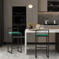 Nordic Style Velvet Upholstered Barstool Sleigh Base Bar Stool Clearhalo 'Bar Furniture' 'Bar Stools' 'bar_stools' 'furn' 'furn_bar_stools' 'furniture_bar_stools' 'Kitchen & Dining Furniture' 'kitchen&dining_furn' 'kitchen' 'kitchen_furn' Furniture' 1200x1200_bd932fd6-347f-47fa-8ff8-38e144e9a76f