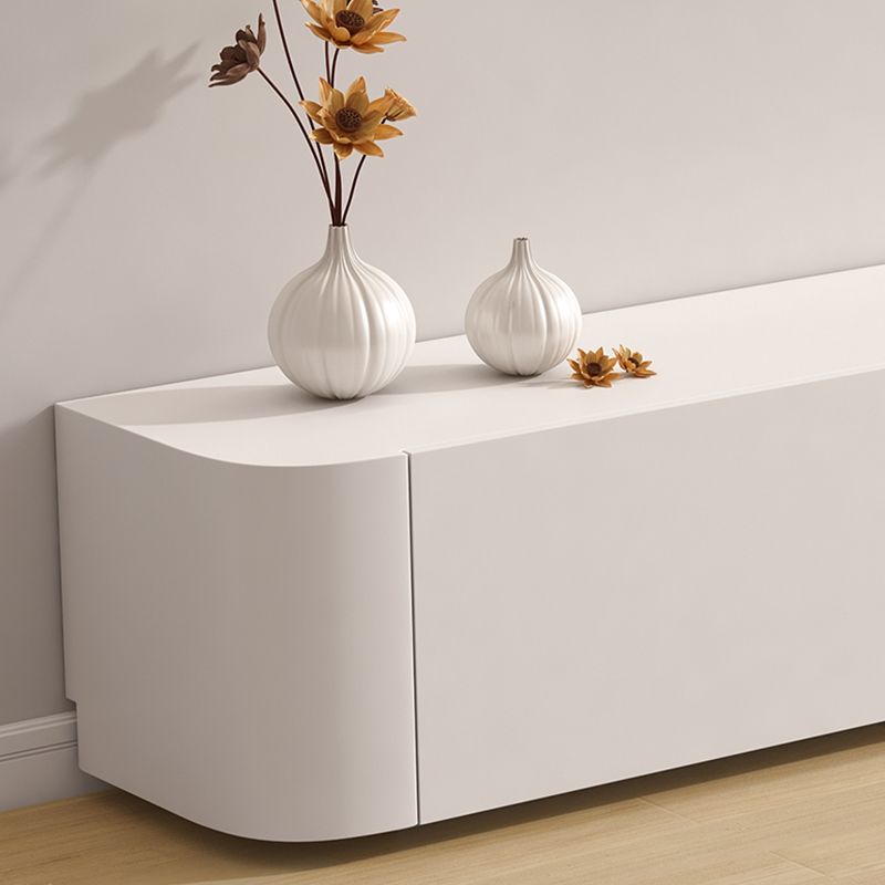 White Faux Wood Media Console Contemporary TV Stand Console with Drawers Clearhalo 'furn' 'furn_tv_stands_entertainment_centers' 'Furniture' 'Living Room Furniture' 'TV Stands & Entertainment Centers' 'TV Stands & Media Storage Furniture' 'tv_stands_entertainment_centers' 1200x1200_bd9359f5-d39c-4344-b8c1-75ebcd3e3d50