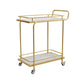Modern Open Storage Prep Table Rectangular Rolling Kitchen Trolley Clearhalo 'furn' 'furn_kitchen_islands_carts' 'Furniture' 'Kitchen & Dining Furniture' 'Kitchen Islands & Carts' 'kitchen_islands_carts' 1200x1200_bd964d42-46e0-4bab-9ac9-d4a0e4737f68