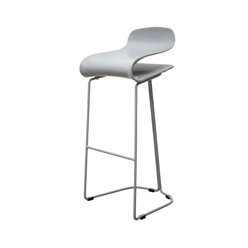 Industrial Iron Simple Barstool Indoor Tall Stool with ABS Seat Clearhalo 'Bar Furniture' 'Bar Stools' 'bar_stools' 'furniture_bar_stools' 'Kitchen & Dining Furniture' 'kitchen&dining_furn' 'kitchen' 'kitchen_furn' Furniture' 1200x1200_bd996fa2-dd9f-4f91-b96a-e5ed39137f77