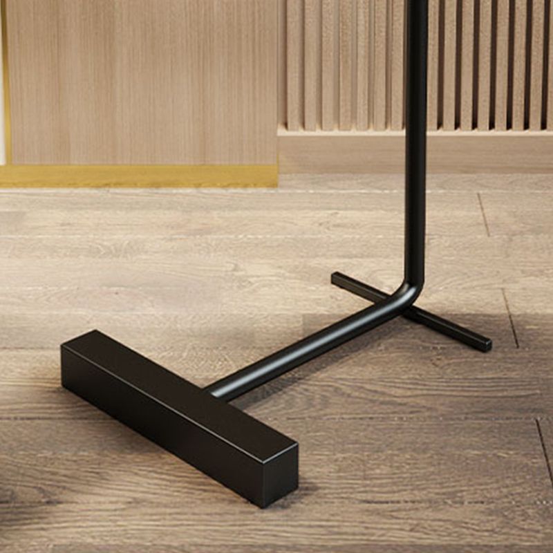 Mesa de madera de madera de 23.6 pulgadas de altura moderna de la esquina C para sala de estar