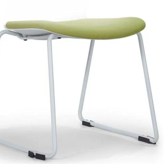 Moderne armloze gestoffeerde bureaustoel Plastic ergonomische bureaustoelstoel