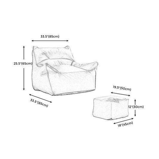 Bonded Leather Arm Chair Stacking Arms Included Chair for Living Room