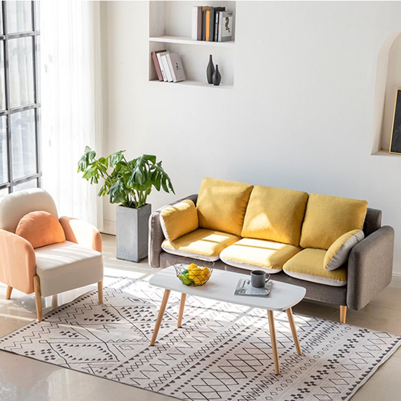 Linen Contemporary Square Arm Sofa Washable Standard Sofa for Living Room Clearhalo 'furn' 'furn_sofas' 'Furniture' 'furniture_sofas' 'Living Room Furniture' 'Sofa' 'sofas' 1200x1200_bd9d1242-2035-4aa0-ad7f-9e857206d3ce