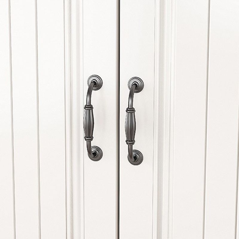 White Wood Accent Cabinet with Drawers 15.74" Wide Modern Standard Side Cabinet Clearhalo 'Cabinets & Chests' 'cabinets_chests' 'furn' 'furn_cabinets_chests' 'Furniture' 'Living Room Furniture' 1200x1200_bd9d4249-6bb8-472d-9ad0-81ccf4e5febc