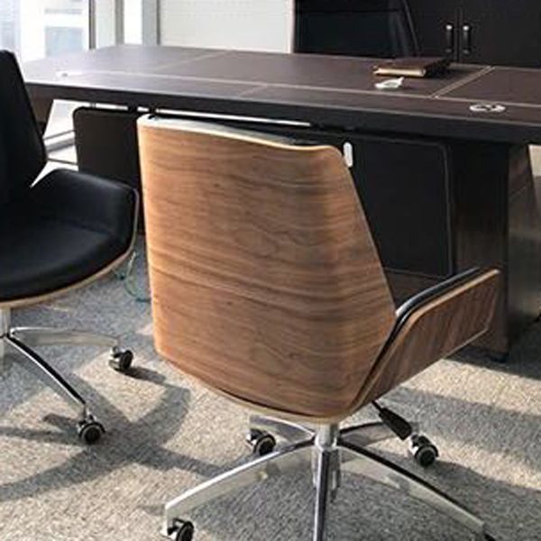 Executive Ergonomic Computer Chair Silver Metal Base Contemporary Office Chair Clearhalo 'furn' 'furn_office_chair' 'Furniture' 'furniture_office_chair' 'Office Chairs' 'Office Furniture' 'office_chair' 1200x1200_bd9d79d6-8b9b-49f2-9a2e-d264836adc58