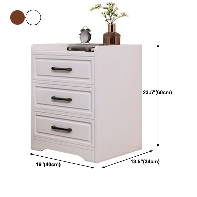 Modern Imitation Wood Nightstand Drawer Storage Accent Table Nightstand Clearhalo 'Bedroom Furniture' 'furn' 'furn_night_stand' 'Furniture' 'night_stand' 'Nightstands' 1200x1200_bda54ddc-0c60-445e-8b67-20bca1db3db5