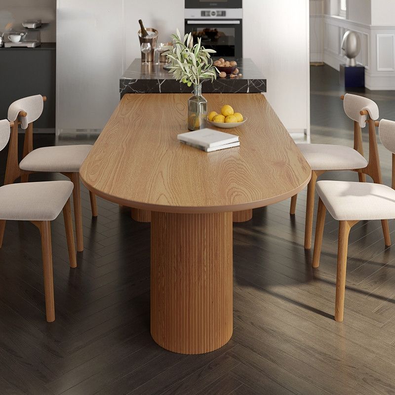 Free Form Solid Wood Dining Table Simplicity Table with 3 Legs Clearhalo ' dining_table' 'Dining Tables & Seating' 'Dining Tables' 'furn' 'furn_dining_table' 'Furniture' 'furniture_dining_table' 'Kitchen & Dining Furniture' 'kitchen&dining_furn' 'kitchen' 'kitchen_dining_table' 1200x1200_bda623a8-4bcb-4080-8c41-06cc141a0e62