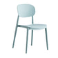 Glam Style Plastic Side Chair Matte Finish Open Back Dining Chair for Home Clearhalo ' kitchen&dining_furn' 'Dining Chairs' 'Dining Tables & Seating' 'dining_chair' 'furn' 'furn_dining_chair' 'Furniture' 'furniture_dining_chair' 'Kitchen & Dining Furniture' 'kitchen' 1200x1200_bda6df5a-487e-40f4-9bdb-501c4718727a