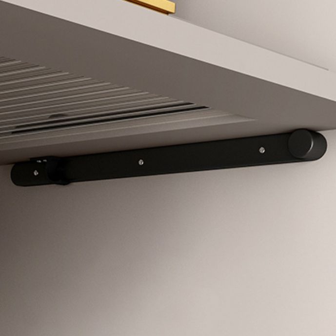 Champagne glam mdf buffet soggiorno armadi in vetro a buffet da pranzo