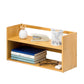 Moderne stijl Open Back Bookshelf Bamboo boekenkast met planken