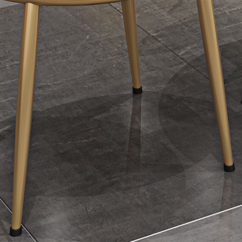 Glam Velvet Dining Room Chair Armless Metal Dining Room Chairs for Home Use Clearhalo ' kitchen&dining_furn' 'Dining Chairs' 'Dining Tables & Seating' 'dining_chair' 'furn' 'furn_dining_chair' 'Furniture' 'furniture_dining_chair' 'Kitchen & Dining Furniture' 'kitchen' 1200x1200_bdaa865c-1b1e-42d8-bbd3-7eb26fa5ebf6