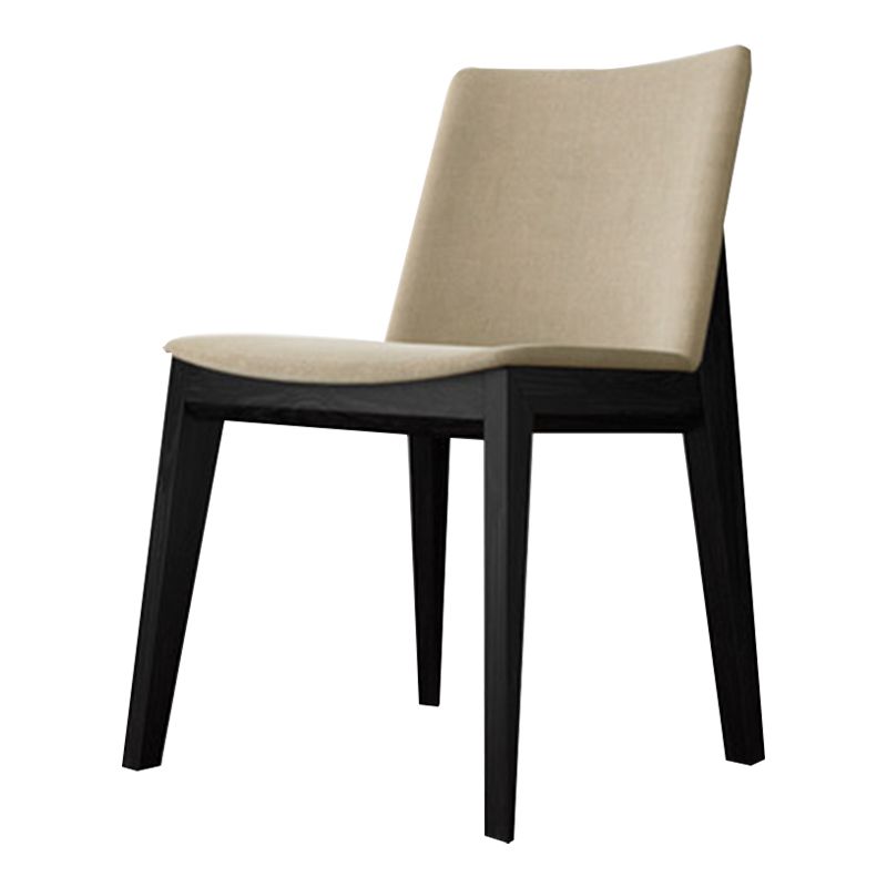 Contemporary Style Dining Chairs Dining Armless Side Chairs with Wooden Legs Clearhalo ' kitchen&dining_furn' 'Dining Chairs' 'Dining Tables & Seating' 'dining_chair' 'furn' 'furn_dining_chair' 'Furniture' 'furniture_dining_chair' 'Kitchen & Dining Furniture' 'kitchen' 1200x1200_bdab0444-7d7e-4fa1-bd37-b4b27d39eb05