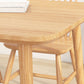 Modern Dining Set 1/2/5 Pcs Solid Wood Table with Cow Horn Chairs and Windsor Chairs Clearhalo 'Dining Room Sets' 'Dining Tables & Seating' 'dining_room_set' 'furn' 'furn_dining_room_set' 'Furniture' 'Kitchen & Dining Furniture' 1200x1200_bdad6d78-ae98-4ea4-806c-0fce37351f00