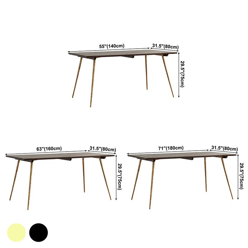 Oak Solid Wood Dining Table Traditional Luxury Dining Site Table with 4-foot Clearhalo ' dining_table' 'Dining Tables & Seating' 'Dining Tables' 'furn' 'furn_dining_table' 'Furniture' 'furniture_dining_table' 'Kitchen & Dining Furniture' 'kitchen&dining_furn' 'kitchen' 'kitchen_dining_table' 1200x1200_bdae7dc7-3754-403b-b4aa-b6b949614ea5