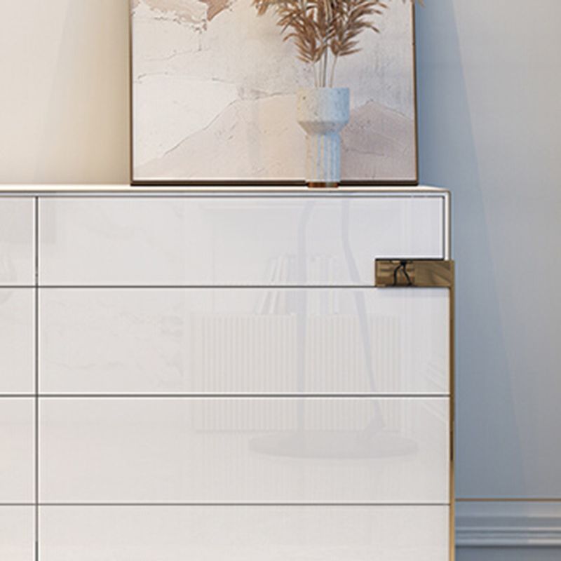 Glamholz Horizontaler Lagerstruhe mit 8 Schubladen für Schlafzimmer