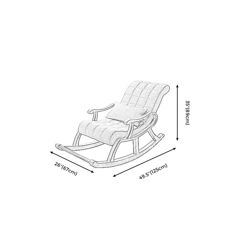 Linen Chair 26.3" L x49.2W x35"H  Arms Included Chair for Living Room