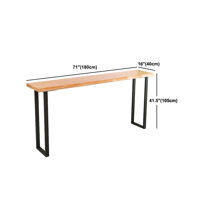 Ensemble de bar moderne 1/2/5 pièces Table de bar en bois massif avec repose-pieds tabourets de bar