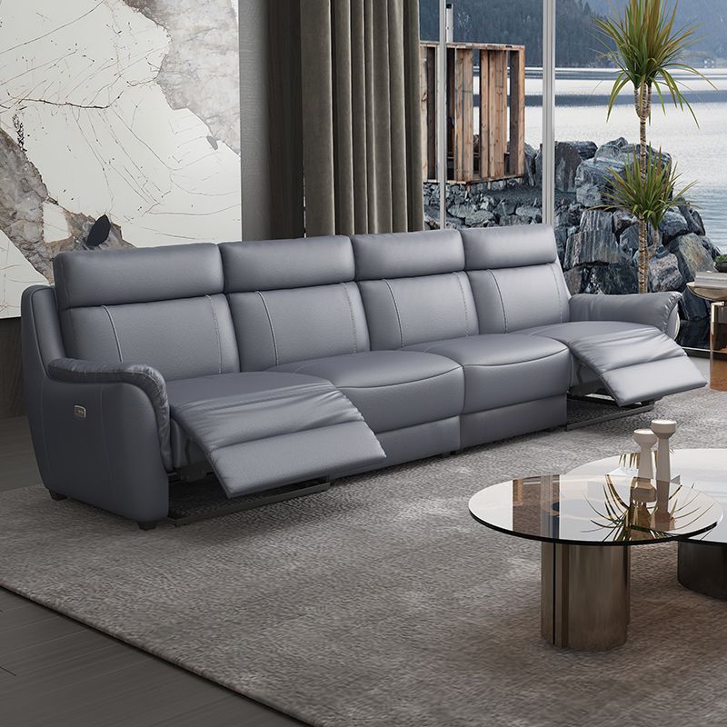 Faux Leather Recliner Sofa 39.3"W Pillow Top Arm with Sewn Pillow Back Clearhalo 'furn' 'furn_sofas' 'Furniture' 'furniture_sofas' 'kitchen' 'kitchen_sofas' 'Living Room Furniture' 'Sofa' 'sofas' 1200x1200_bdbaa296-9479-4825-a9cf-f3fa2fd23b22