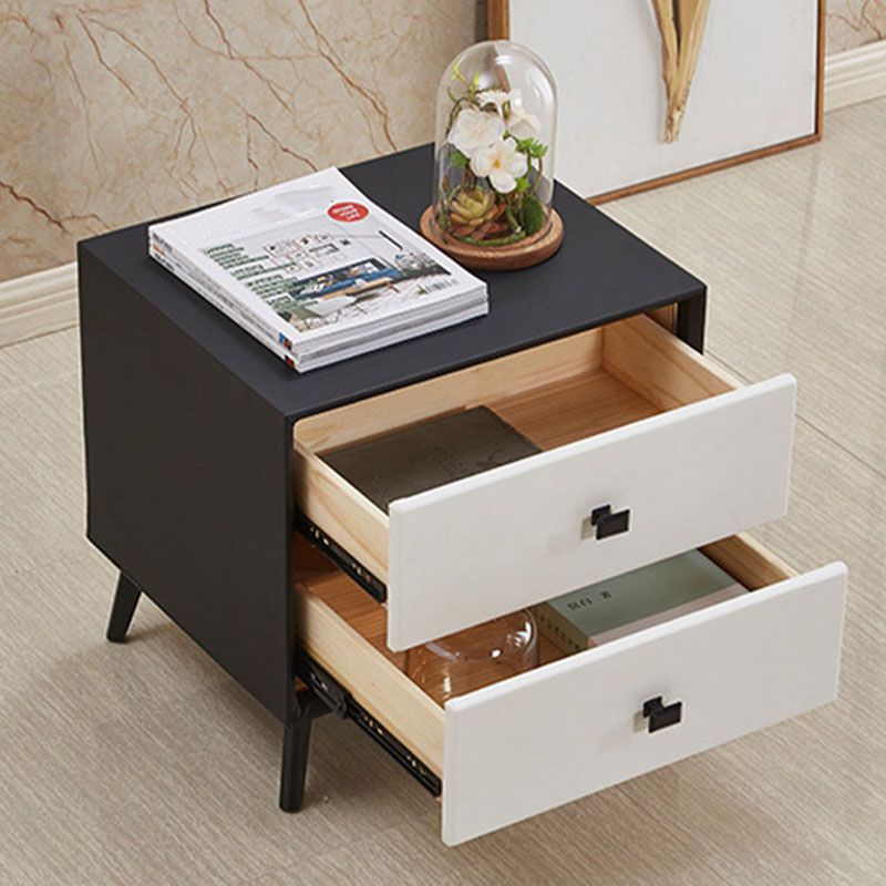 18.5" Tall Solid Wood Night Table Legs Included Bed Nightstand with 2 Drawers Clearhalo 'Bedroom Furniture' 'furn' 'furn_night_stand' 'Furniture' 'night_stand' 'Nightstands' 1200x1200_bdbdb385-ca9b-482c-b358-63c161aa276f