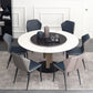Modern Standard Round Shape Dining Table Sintered Stone Kitchen Dining Table with Pedestal Base Clearhalo ' dining_table' 'Dining Tables & Seating' 'Dining Tables' 'furn' 'furn_dining_table' 'Furniture' 'furniture_dining_table' 'Kitchen & Dining Furniture' 'kitchen&dining_furn' 'kitchen' 'kitchen_dining_table' 1200x1200_bdbebce9-b48e-430b-9430-c687875267f1