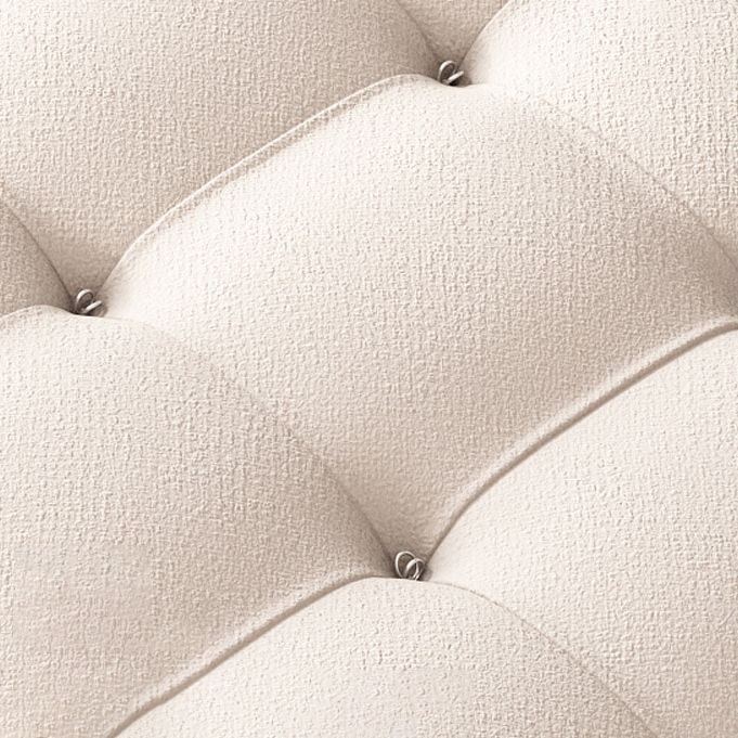 35 "幅のスカンジナビア断面ソファホワイトファブリックスリーパーセクショナル