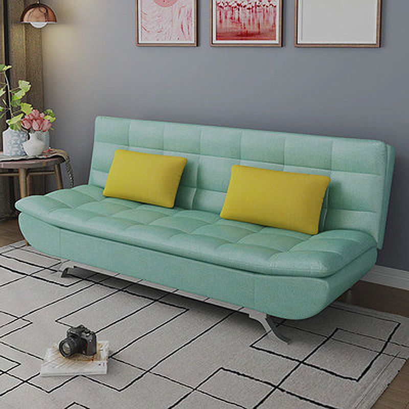 74.80" W √ó 33.46" D √ó 35.43" H Biscuit Back Armless Sofa with Convertible Clearhalo 'furn' 'furn_sofas' 'Furniture' 'furniture_sofas' 'kitchen' 'kitchen_sofas' 'Living Room Furniture' 'Sofa' 'sofas' 1200x1200_bdc71ded-a009-4f85-ad54-2dbc4865ed0c