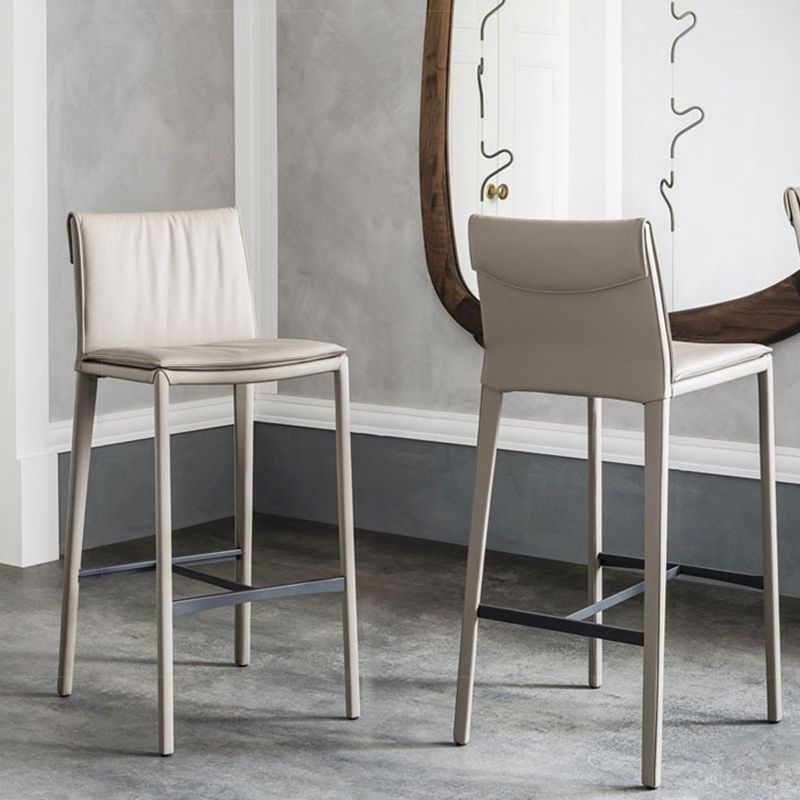 Sgabelli da bar rettangolo di sgabelli in metallo in stile nordico per soggiorno