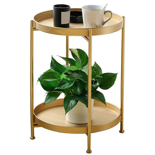 オープンストレージアクセントテーブルナイトスタンドアンティークフィニッシュベッドナイトスタンド2つの棚付き