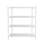 12.6" W Glam Shelf Bookcase Antique Finish Etagere Metal Bookshelf