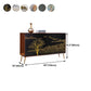 Modern Birch Wood Sideboard Simple Cabinets Dining Server for Living Room Clearhalo 'buffet_sideboard' 'Buffets & Sideboards' 'furn' 'furn_buffet_sideboard' 'Furniture' 'furniture_buffet_sideboard' 'Kitchen & Dining Furniture' 1200x1200_bdd1d58d-98c8-4077-80a5-e47bb1220283