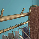 Estante de pelaje industrial Metálico Ganchos independientes Ratch de abrigo para el hogar para el hogar