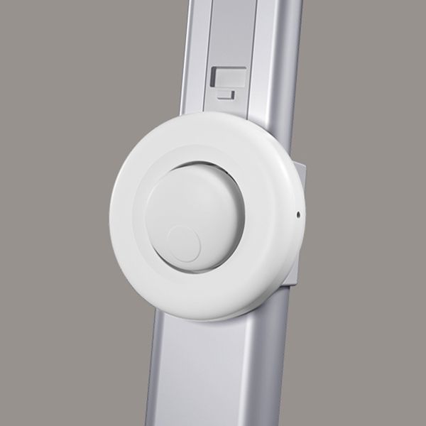 Escritorio de oficina rectangular de estilo moderno.