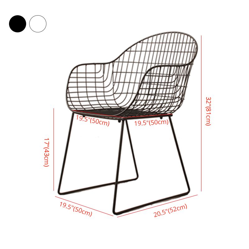 Modern PU Leather Dining Chairs Metal Dining Armchairs for Restaurant Use Clearhalo ' kitchen&dining_furn' 'Dining Chairs' 'Dining Tables & Seating' 'dining_chair' 'furn' 'furn_dining_chair' 'Furniture' 'furniture_dining_chair' 'Kitchen & Dining Furniture' 'kitchen' 1200x1200_bdd4e1d1-e5cd-42de-80f4-63fc2e14321e