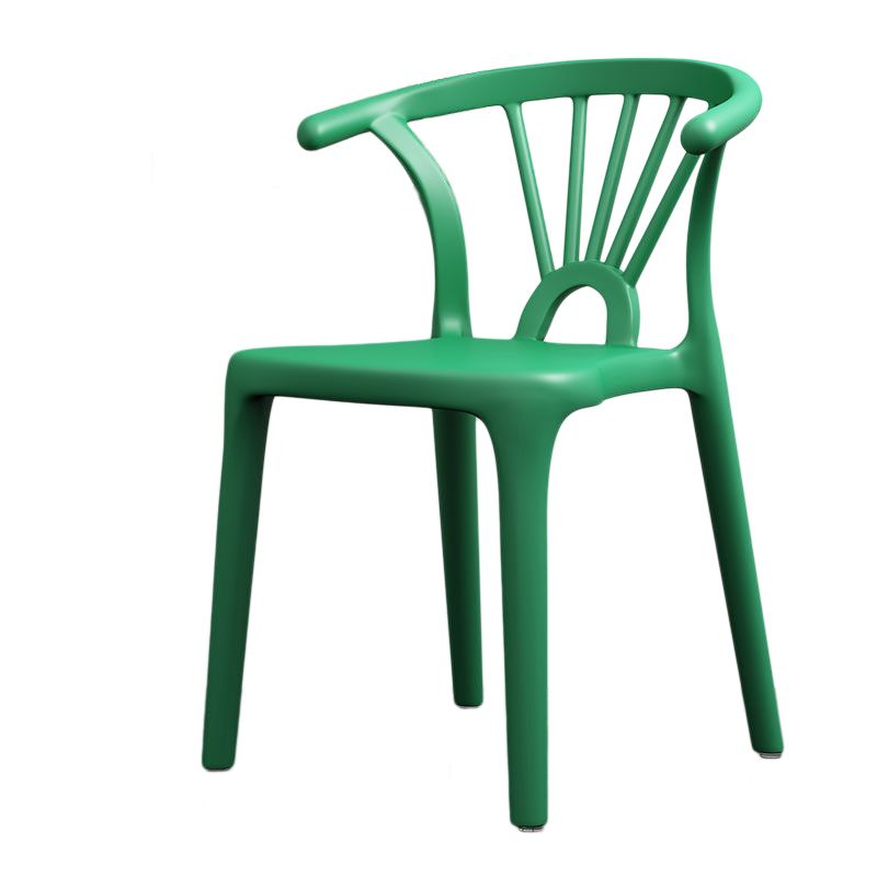 Scandinavian Plastic Side Chair Indoor-Outdoor Windsor Back Chair Clearhalo 'Dining Chairs' 'Dining Tables & Seating' 'dining_chair' 'furn' 'furn_dining_chair' 'Furniture' 'furniture_dining_chair' 'Kitchen & Dining Furniture' 1200x1200_bdd5fe95-b22d-4412-ba9d-dfa305ab5bbd